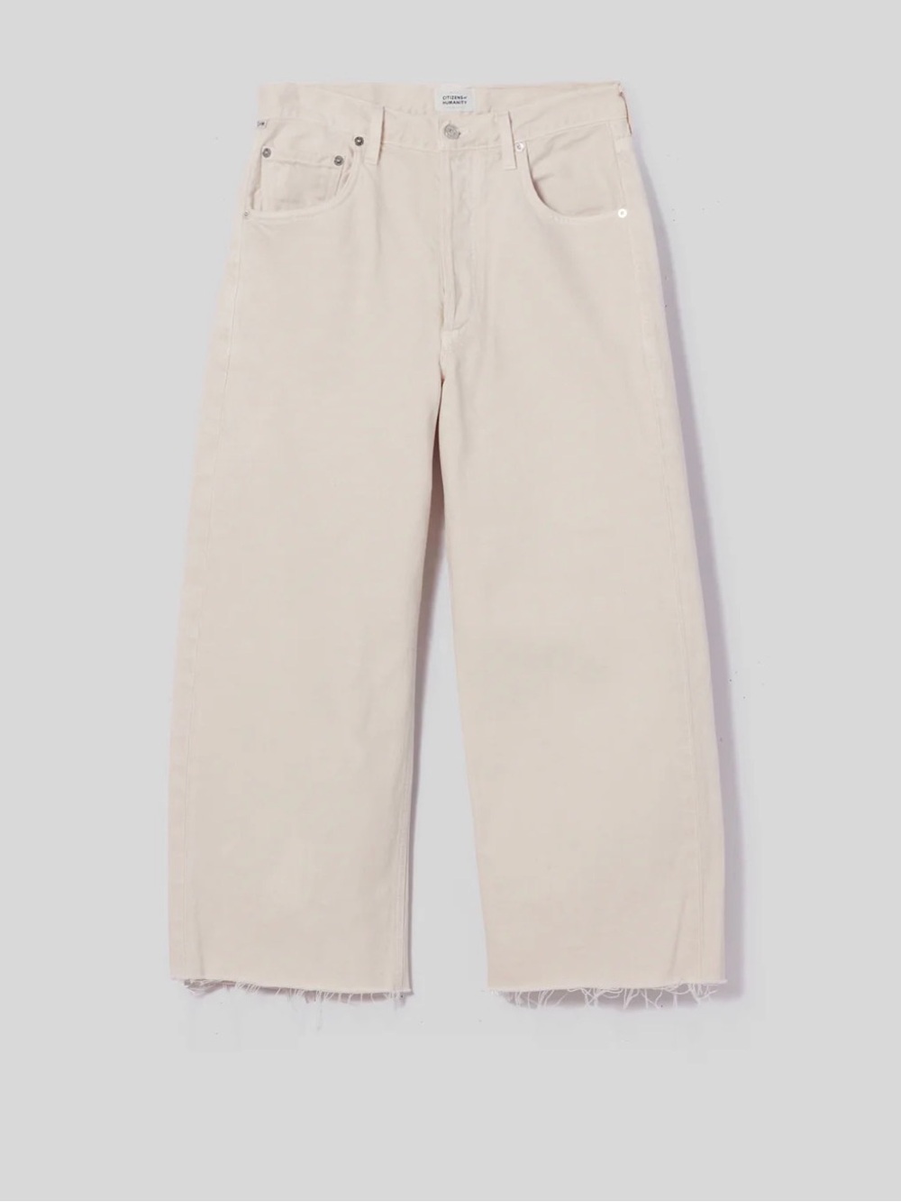 Citizens of Humanity Ayla Raw Hem Cropped Jeans